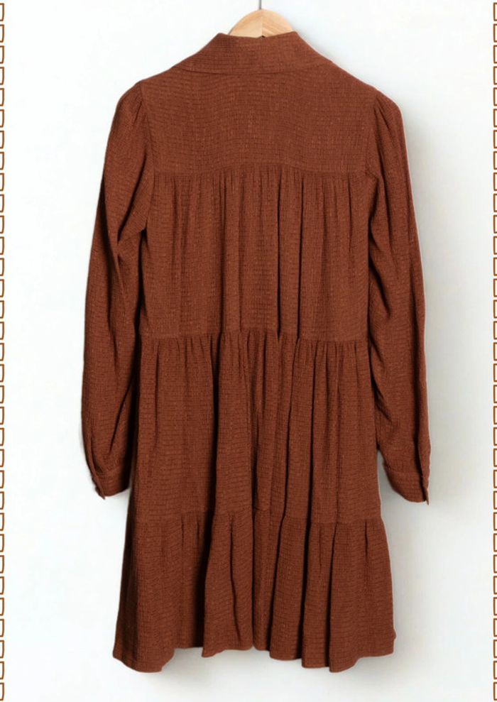 Robe teinte terracotta Sézane Taille 34 - photo numéro 6