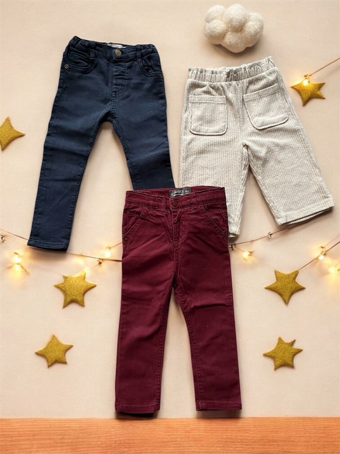 Lot de 3 pantalons 18 mois