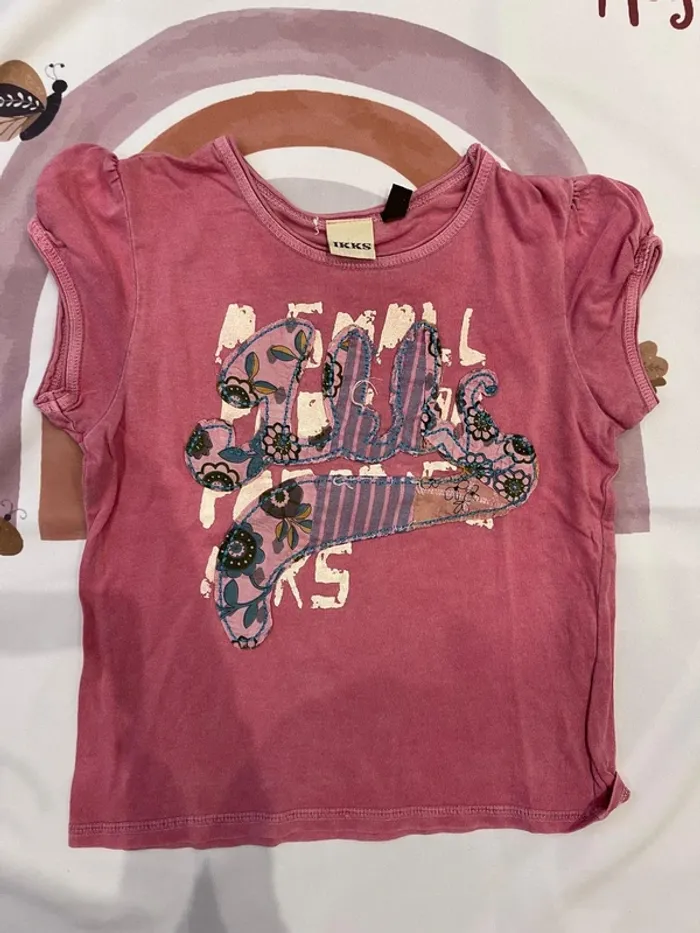 T-shirt bébé fille IKKS – Taille 2 ans / 86 cm - photo numéro 2