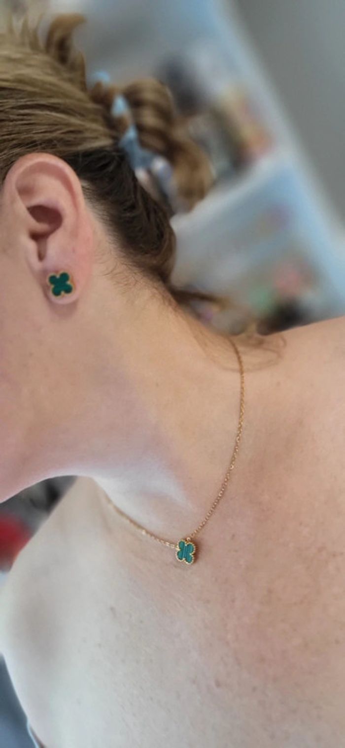 Parure trèfle neuve - photo numéro 4