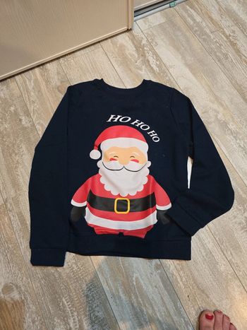 Haut manches longues Noël  #orianablgarcon10ans