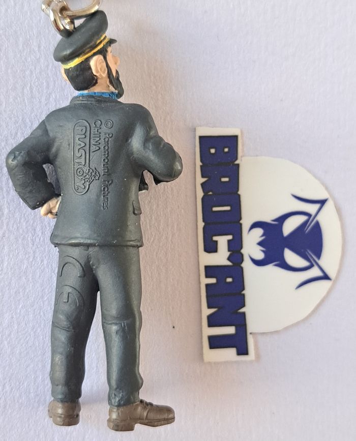 Figurine porte clés Tintin Capitaine Haddock Paramount Plastoy - photo numéro 3