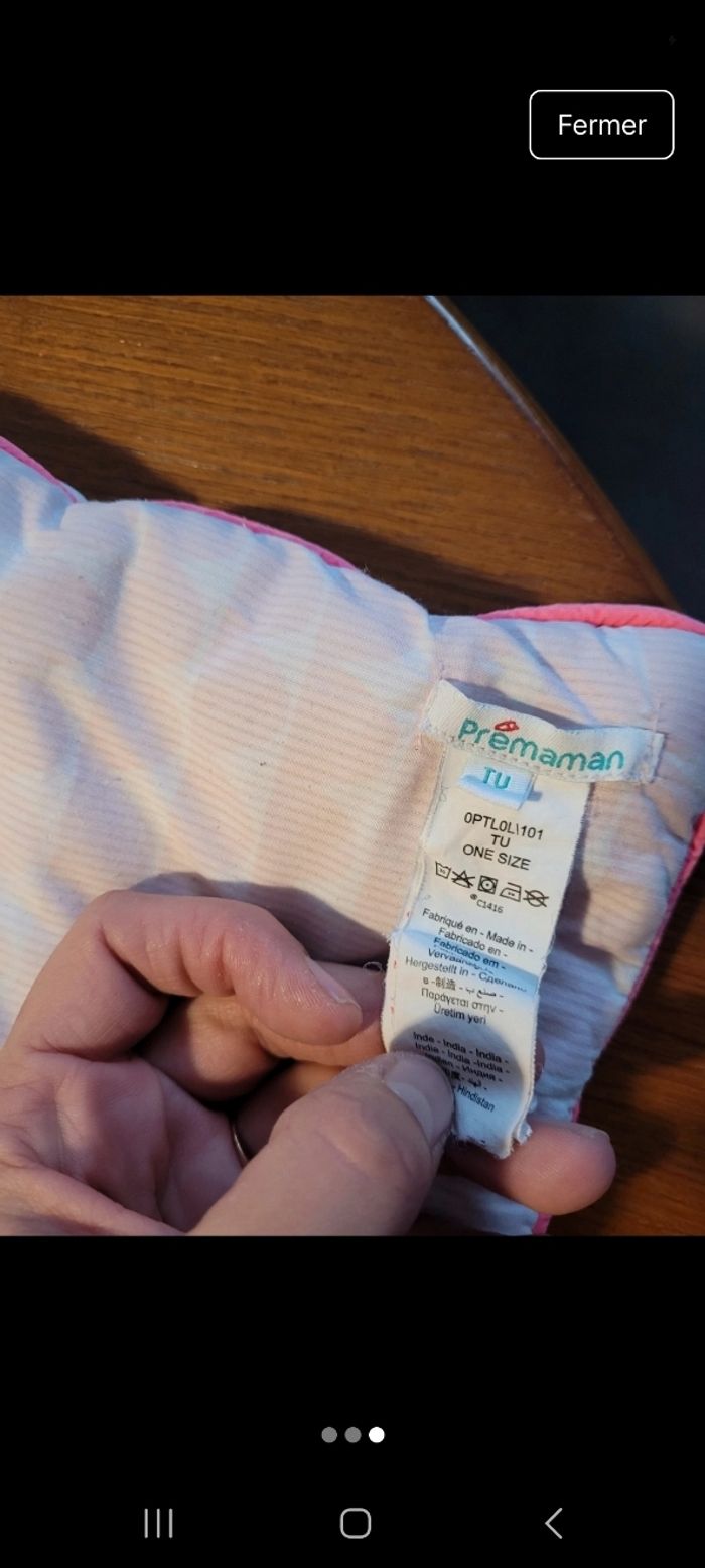 6 coussins Prémaman pour tour de lit - photo numéro 3