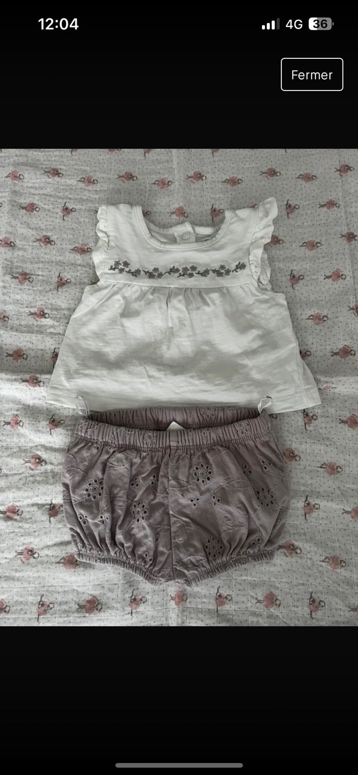 Lot vêtement 1 mois fille - photo numéro 9