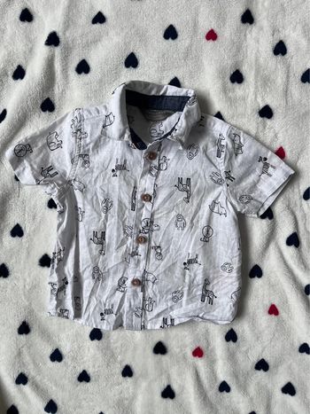 Chemise manche courte 6/9 mois