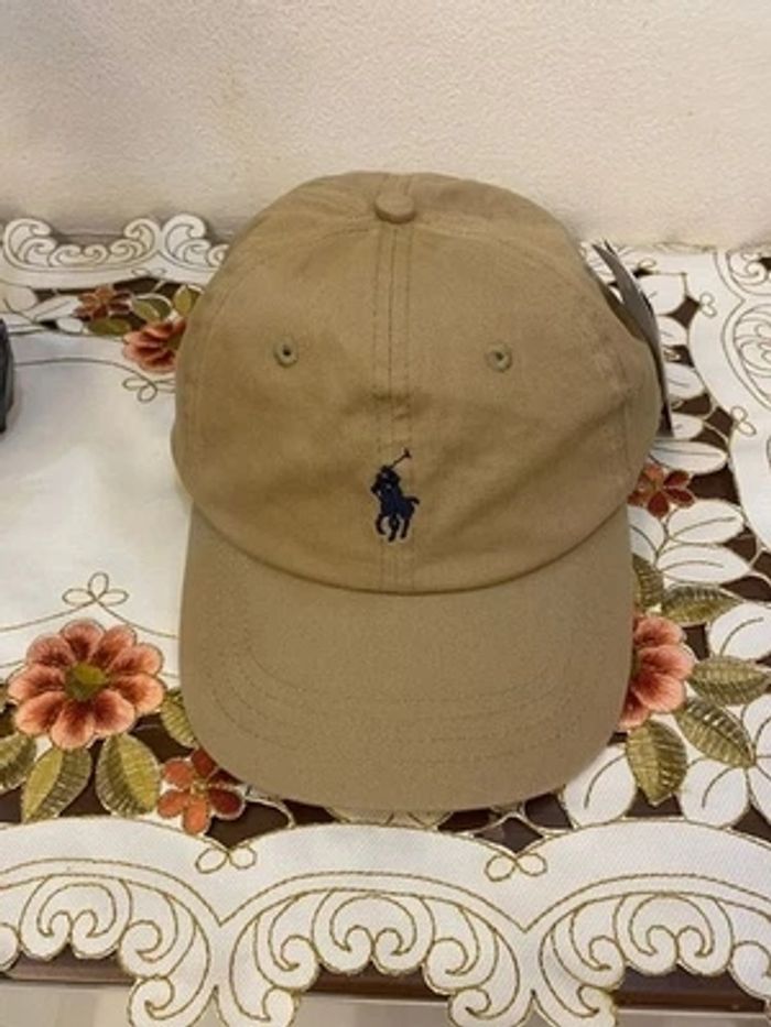 Casquette ralph lauren beige - photo numéro 2