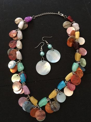 Ensemble collier boucle neuf