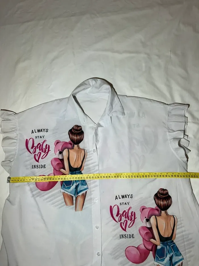 Blouse manches courtes vintage - photo numéro 7