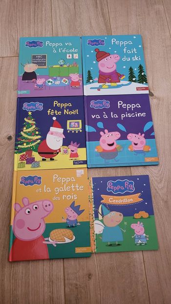 Lots livres peppa pig