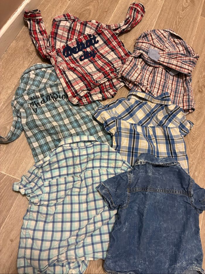 Lot de 6 chemises garçon 18/24 - photo numéro 2