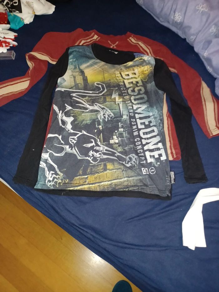 Lot 3 tee-shirts ML 14 ans - photo numéro 7