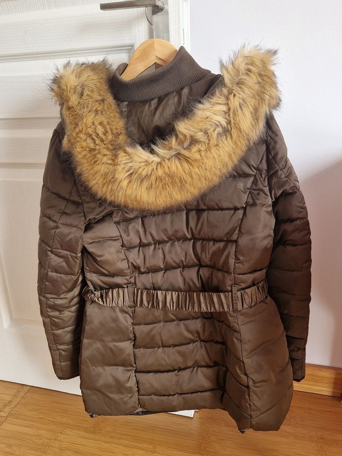 Blouson kaki double fermeture et capuche - photo numéro 2