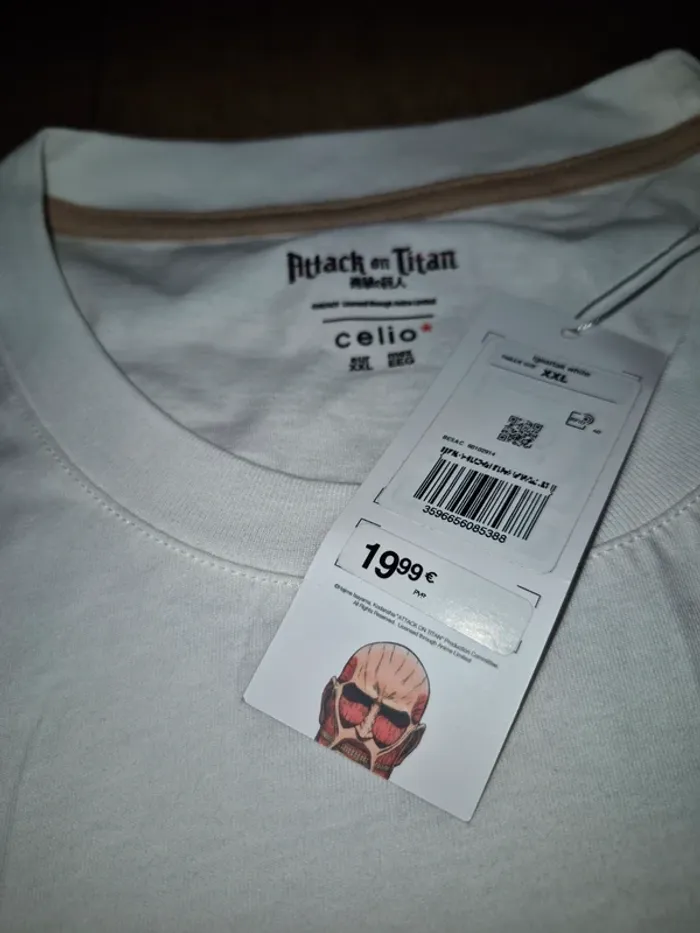 T-shirt Attaque des Titans Celio en XXL - photo numéro 3