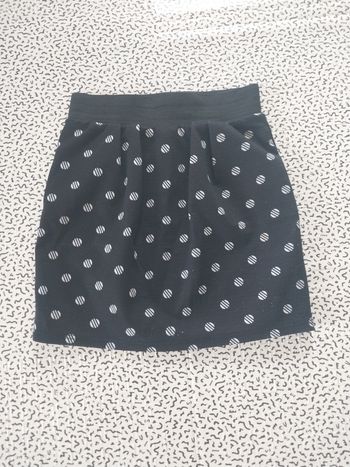 Jupe noire à pois blancs Charlie & Prune – 5 ans