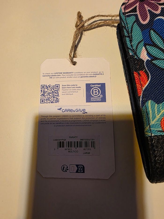 Portefeuille Large Cabaïa modèle Paraty - photo numéro 3