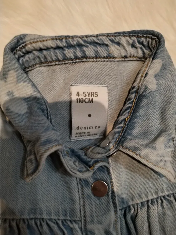 Robe en jean 4-5 ans - photo numéro 3