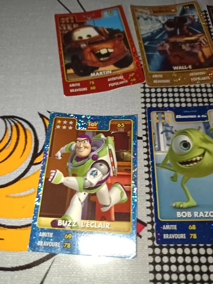 Lot de 9 Cartes brillantes à collectionner Auchan - Héros Disney Pixar - photo numéro 8