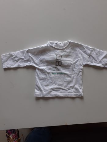 Tee shirt manche longue fille 3 mois