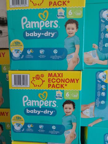 Lot de 2 packs taille 6 Pampers