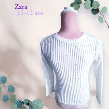 Tee-shirt manches longues perle