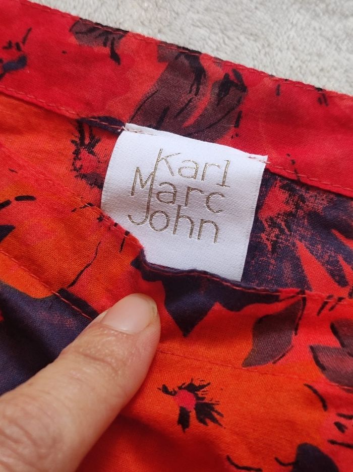 Grand sac en tissu fleuri - photo numéro 4