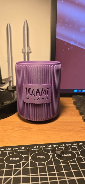 Pot à crayons Legami parme