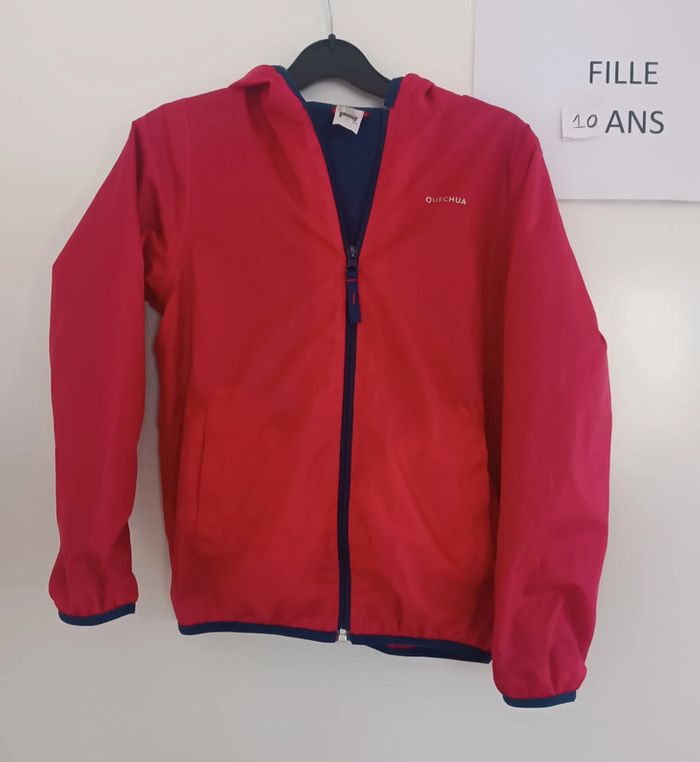 Imperméable polaire Quechua 10 ans