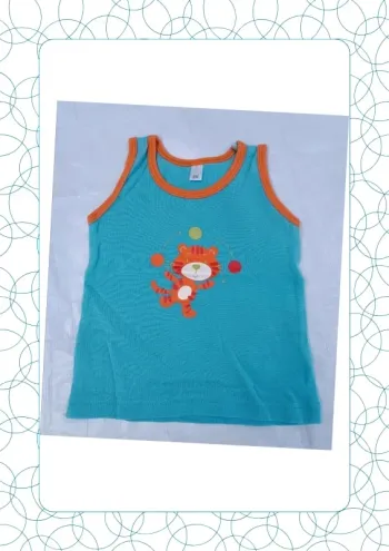 Tee shirt sans manche 6 mois La Halle