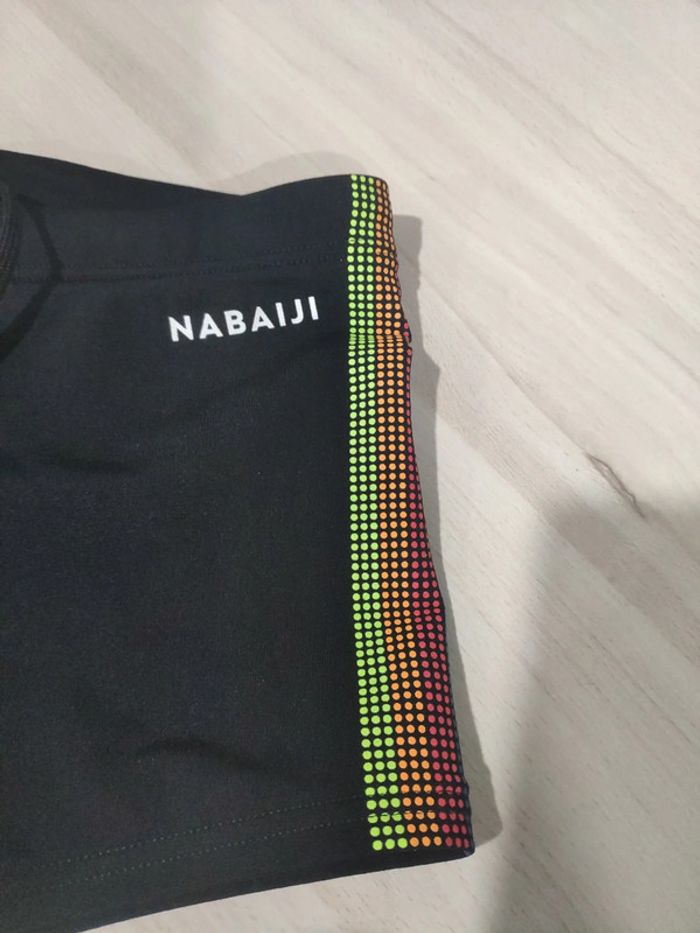 Boxer maillot de bain garçon piscine Nabaiji noir 6 ans aqua resist - photo numéro 2