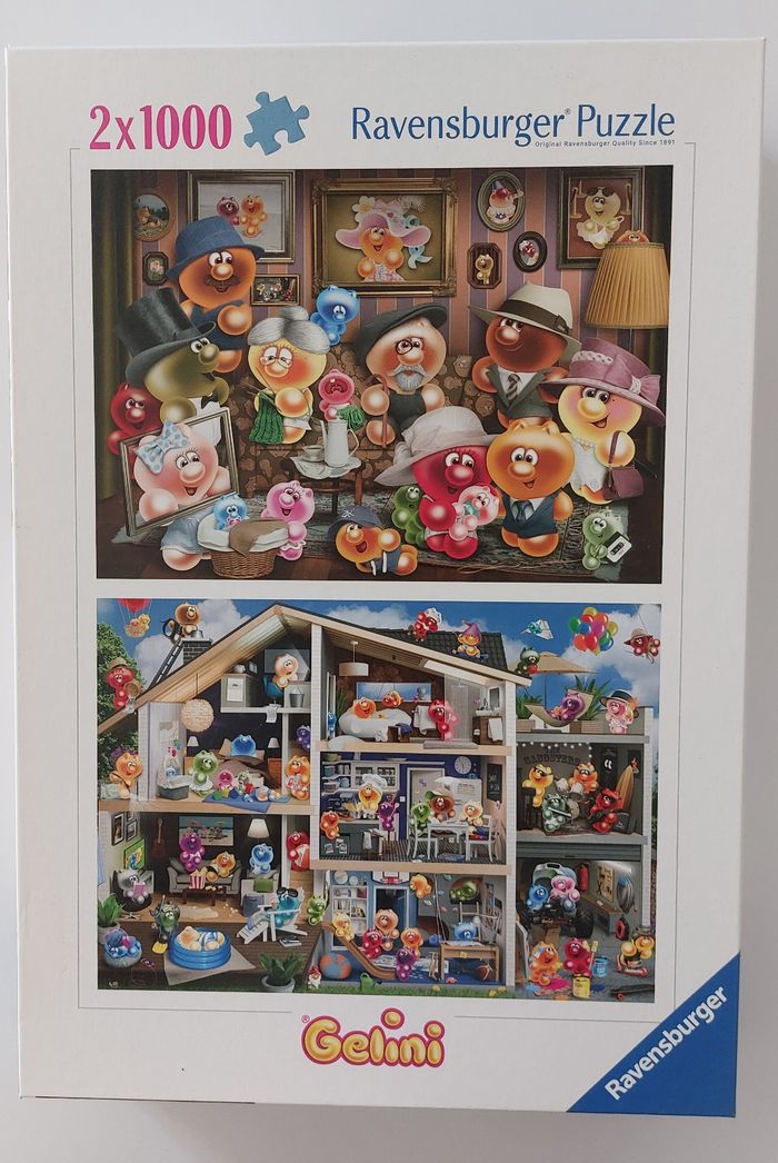 Coffret 2X1000 pièces Gelini - photo numéro 3