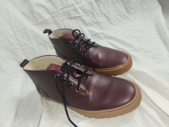 🌹👟pièce unique - fred perry t.40 ✨ bottines bordeaux homme/femme - stock limité - photo numéro 10