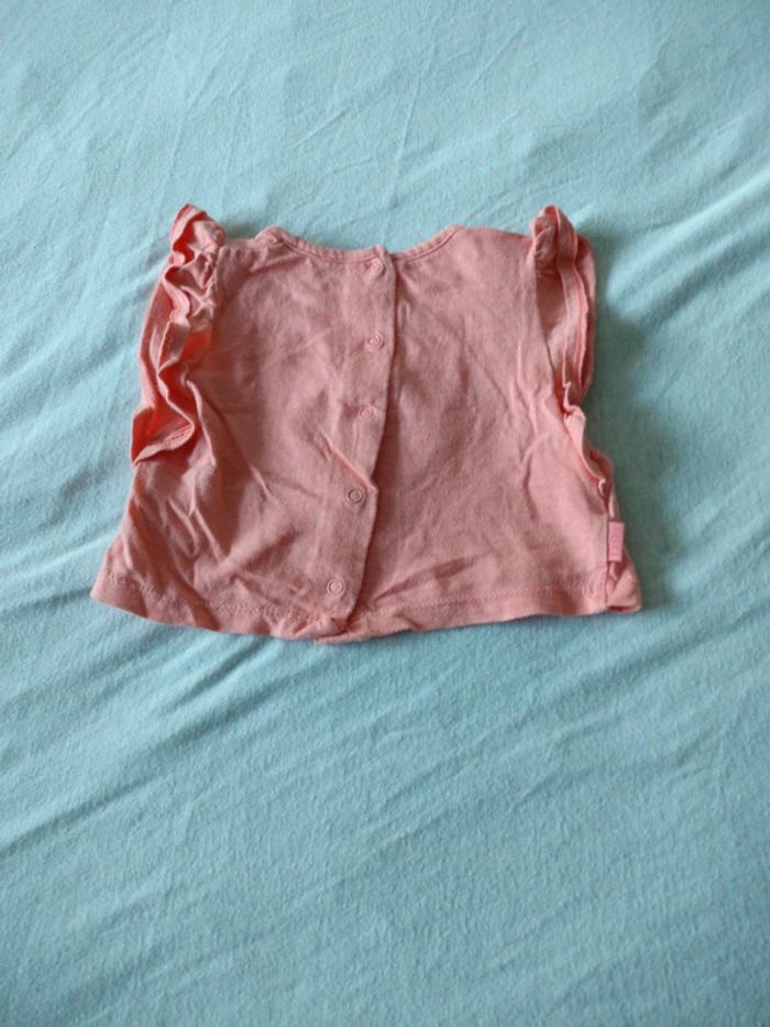 T-shirt fille 3 mois - photo numéro 3