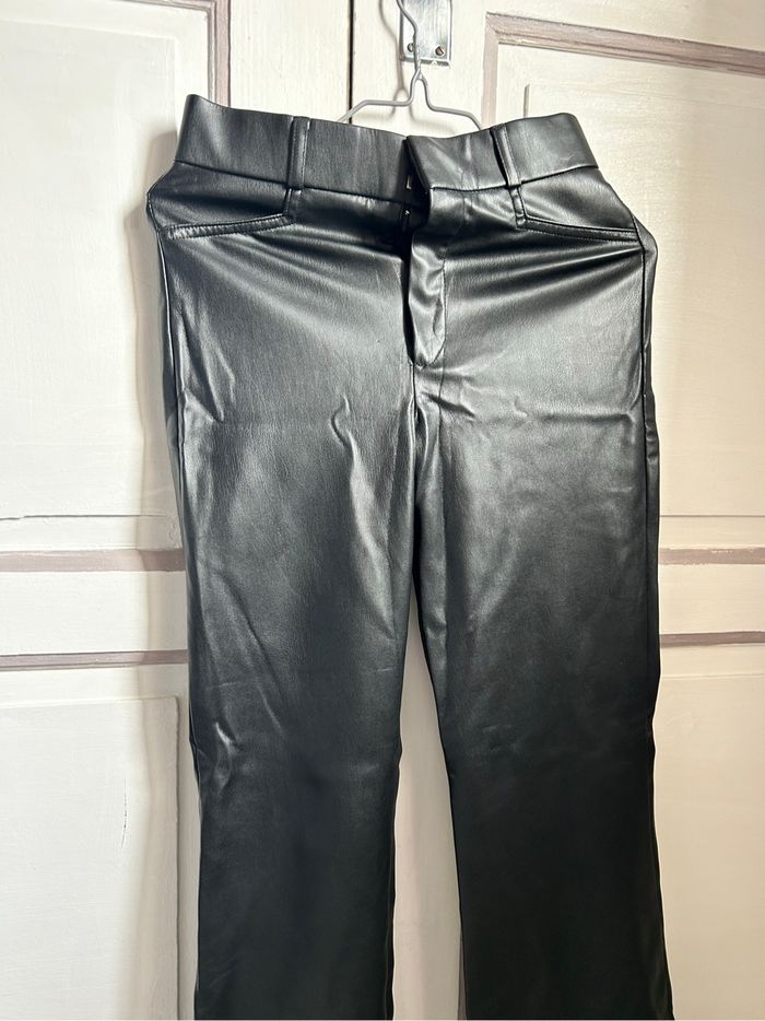 Pantalon en cuir Zara - photo numéro 2
