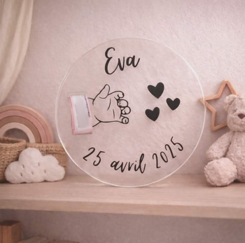 Disque Souvenir Bracelet de Naissance