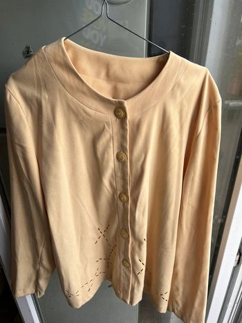 Veste jaune 46 très bon état