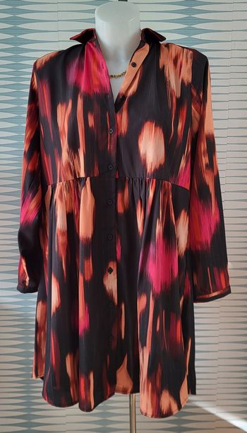 Robe chemise imprimée taille XL By One by Loïcia Curve neuve avec étiquette