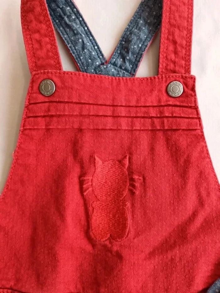 Salopette short Obaïbi 2 ans 86cm - photo numéro 2