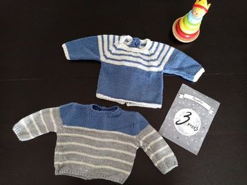 Lot de 2 pulls 3 mois