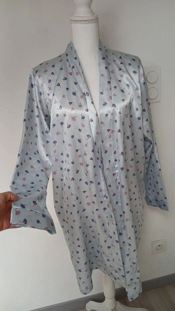 Kimono de nuit satiné
