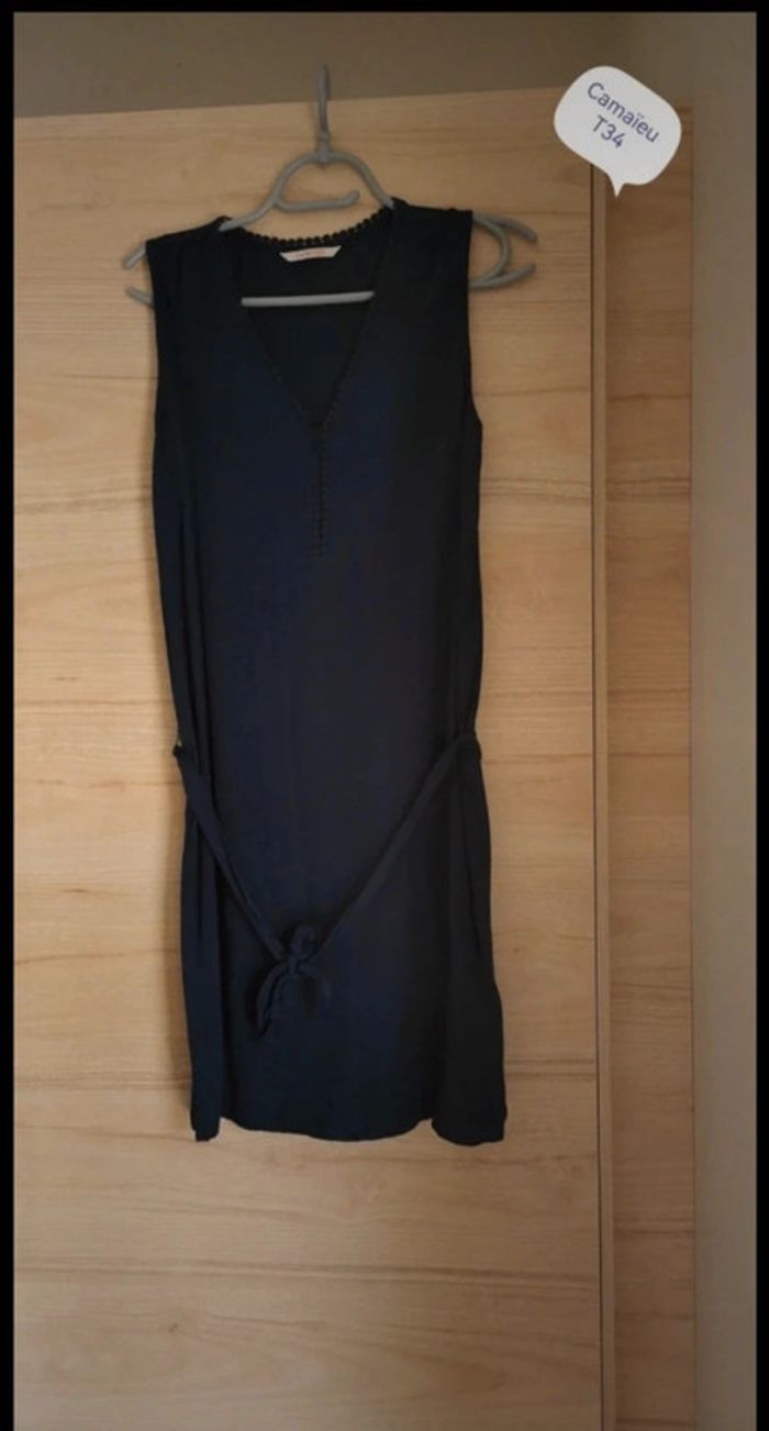 Robe col V Camaïeu en T34 neuve - photo numéro 2