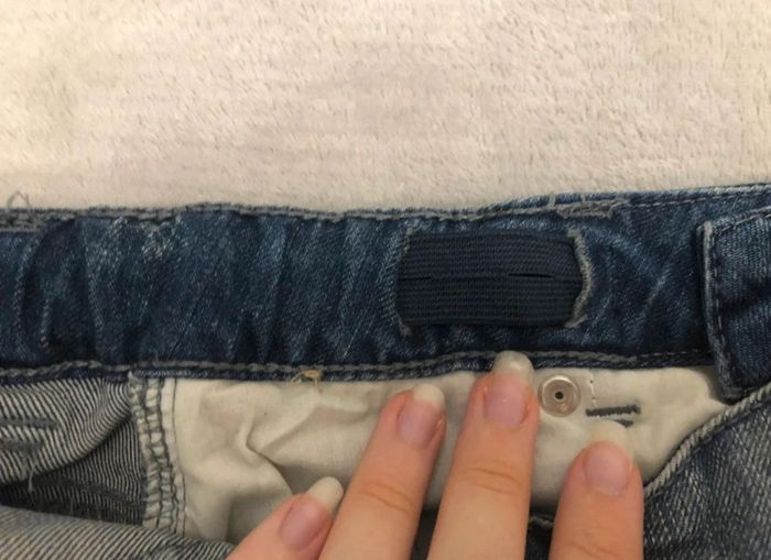 Jupe en jean ajustable à la taille 10/11 ans - photo numéro 7