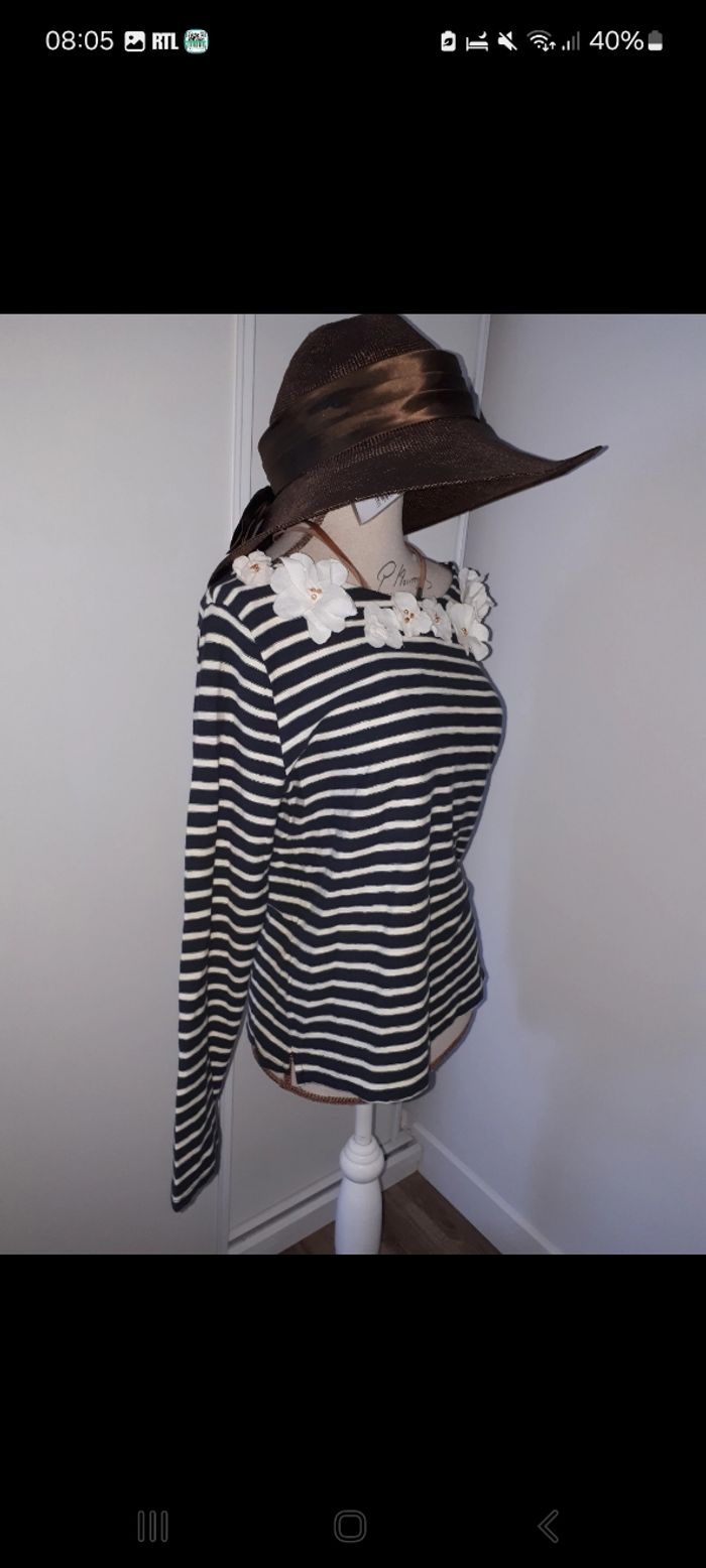 Pull sweat coton Leon & Harper taille M - photo numéro 8