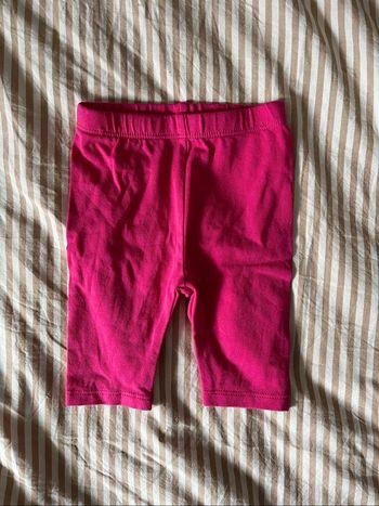 Legging 3/4 rose bébé fille