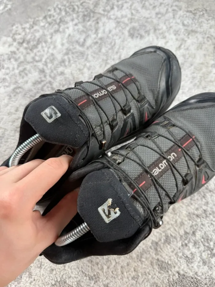 Salomon X Ultra 2 Gore-Tex - Black & Grey & Orange / Corzil - photo numéro 17