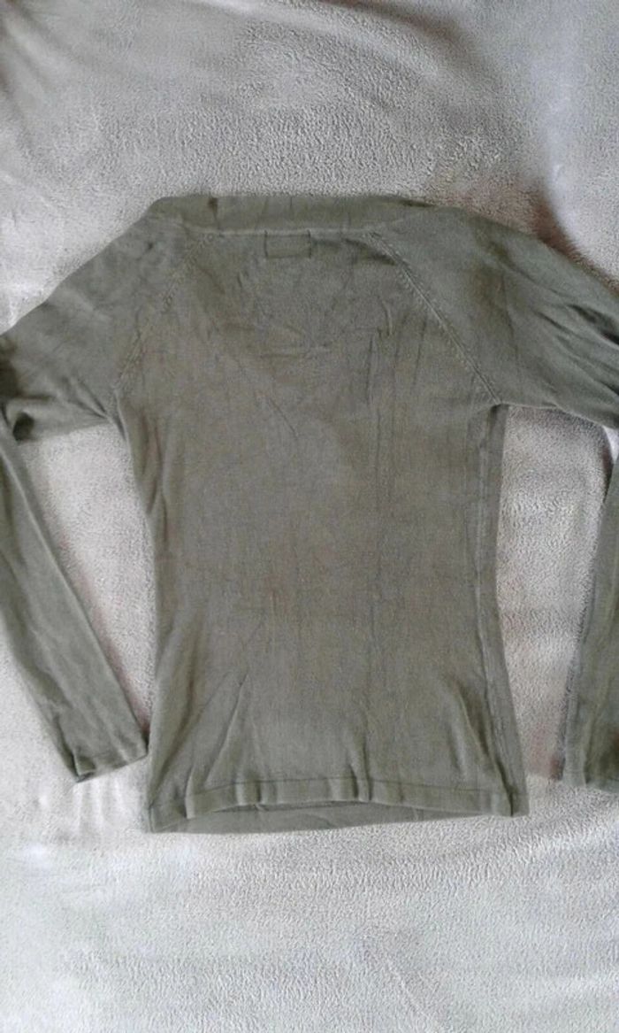 Pull kaki ange taille 1 - photo numéro 3