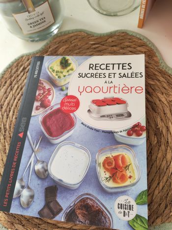 Livre recette sucrée et salé à la yaourtiere