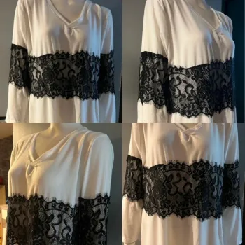 Robe dentelle milieu en XXL