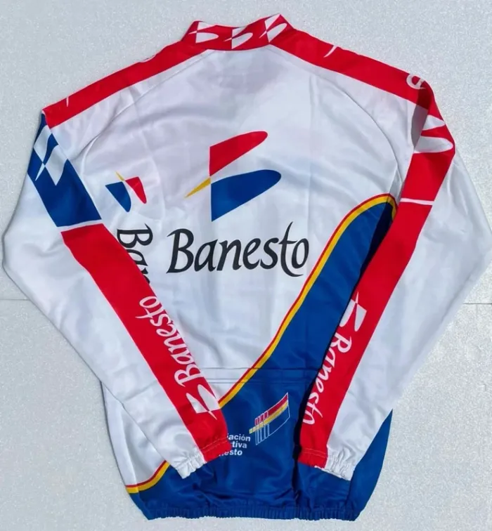 Nalini Banesto Jersey Maillot Veste de cyclisme vintage 90s mens medium - photo numéro 2