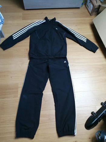 Jogging #Adidas noir et blanc T 14 ans