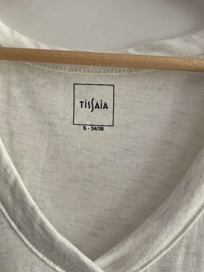 T-shirt crème S tissaia - photo numéro 3